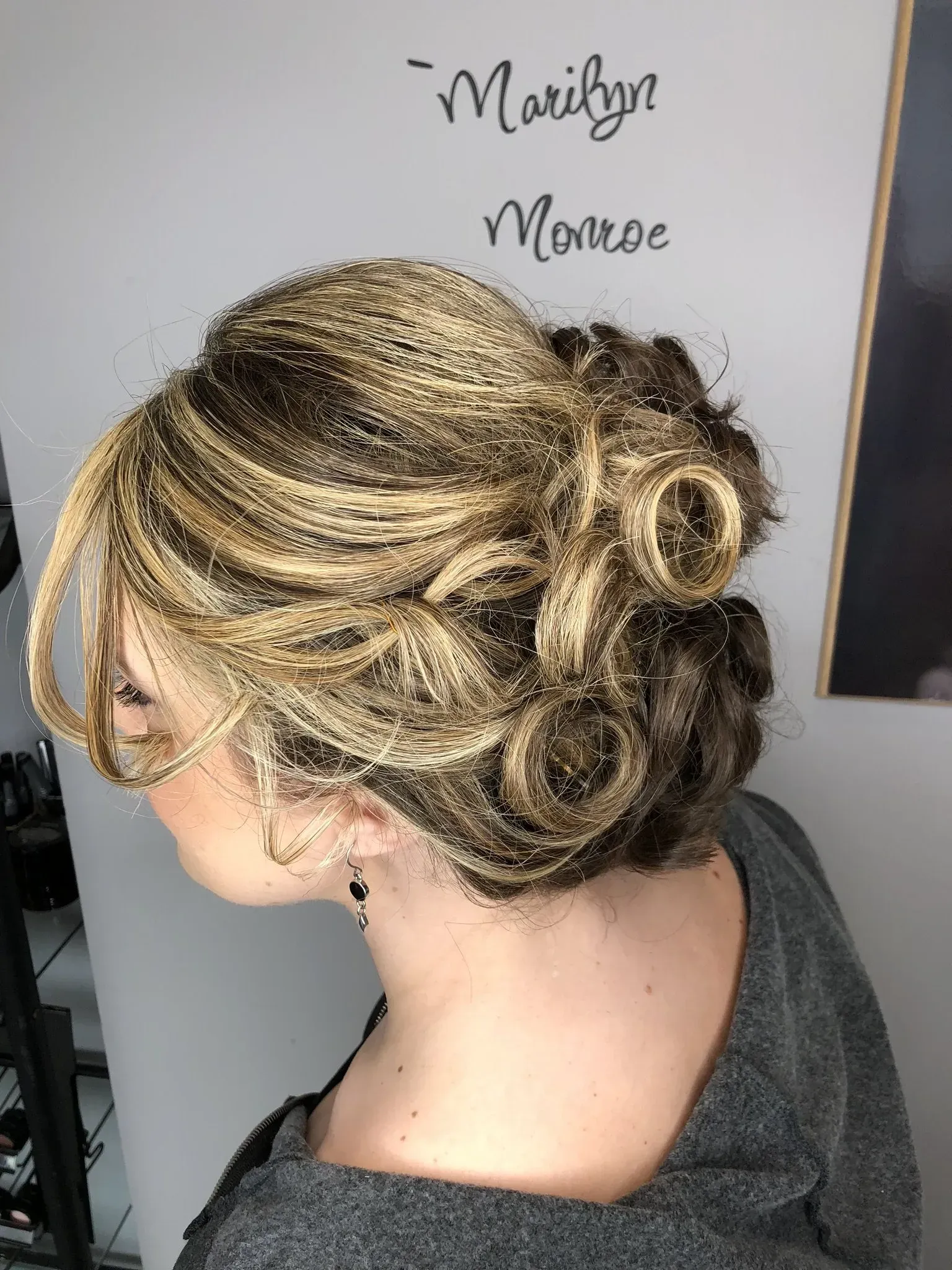 Simple Updo for Short Hair — Oceanside, NY — Colori Bella Hair Studio