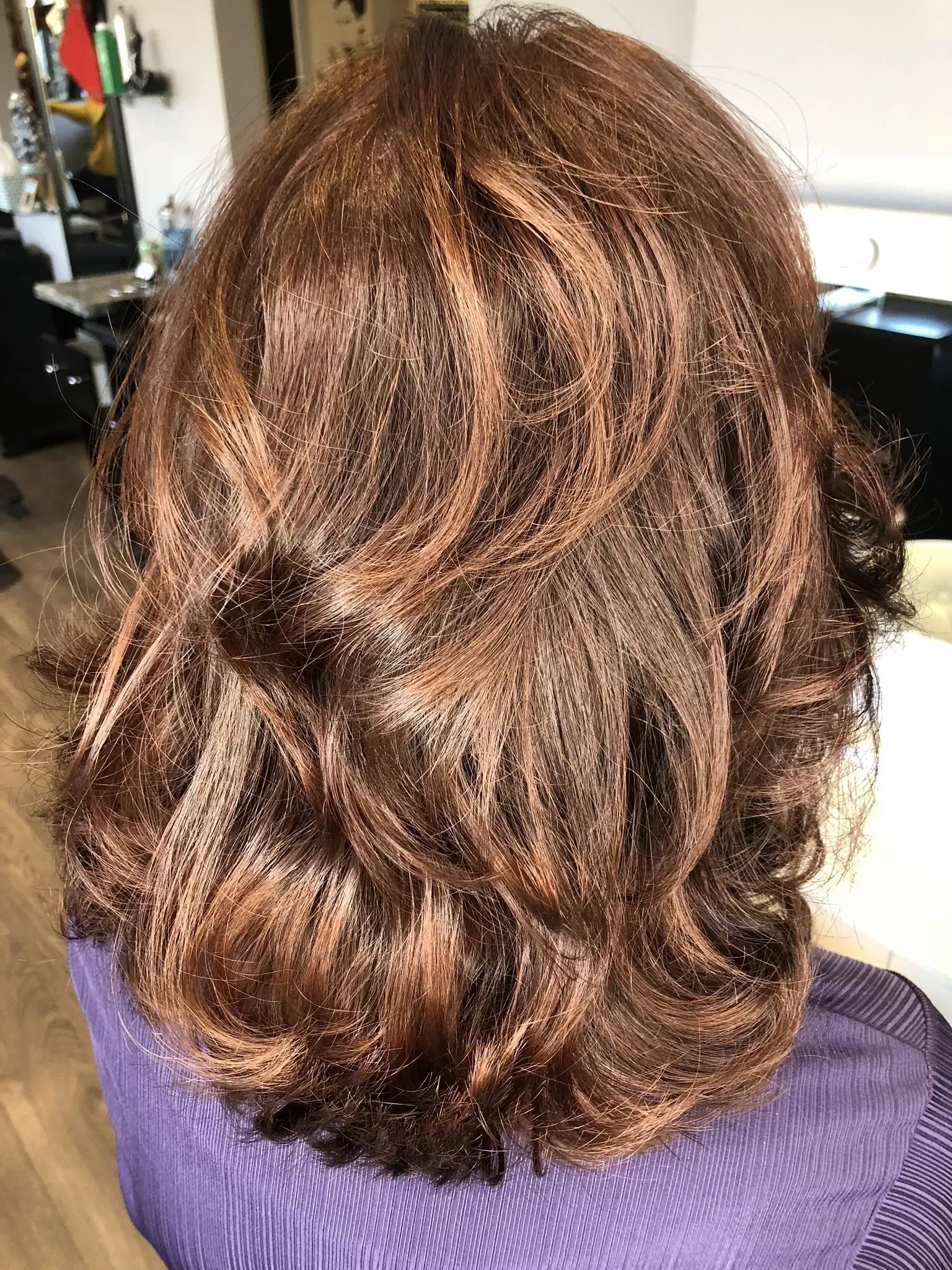Woman with Curly Hair — Oceanside, NY — Colori Bella Hair Studio