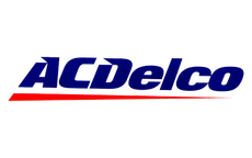 The acdelco logo is blue and red on a white background.