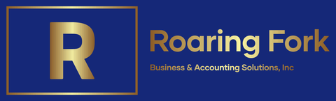 The logo for roaring fork business and accounting solutions inc.