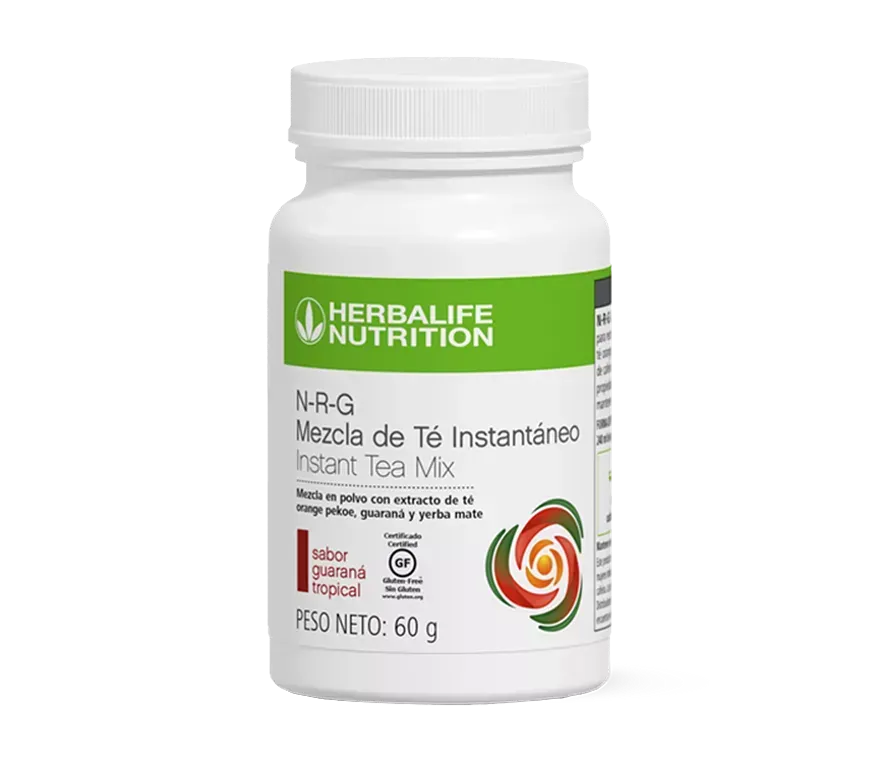 Botella blanca de Herbalife Nutrition etiquetada 