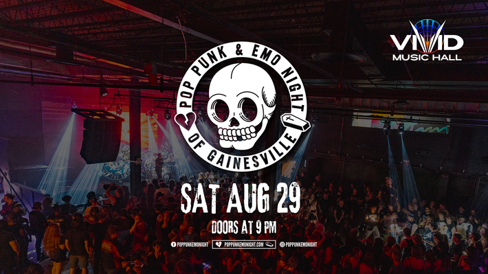 POP, punk, and emo night returns for our fall 2026 kick-off this august!
sat. aug. 29 2026
Doors 10pm
18+