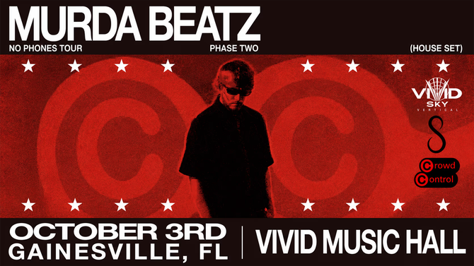 THE BASS UNDERWORLD IS CALLING..SVDDEN DEATH'S FALL 26 TOUR STOPS IN GAINESVILLE this October.
fri.  OCT. 16, 2026
Doors 9pm
18+
