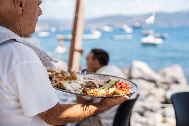 fresh fish dish