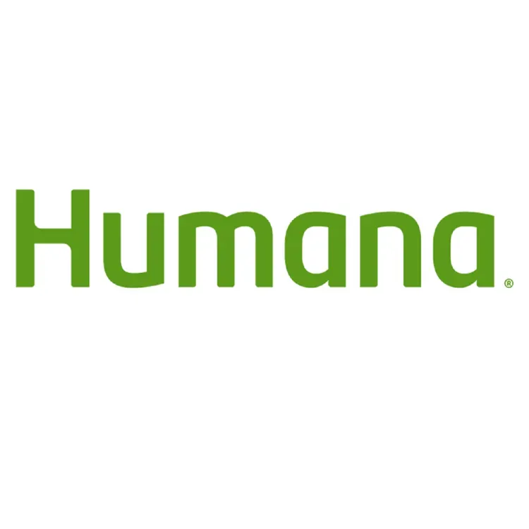 Humana logo in green text on a white background