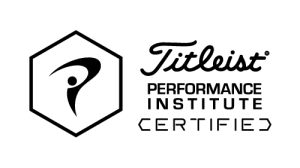 Titleist Performance Institute certified logo in black and white