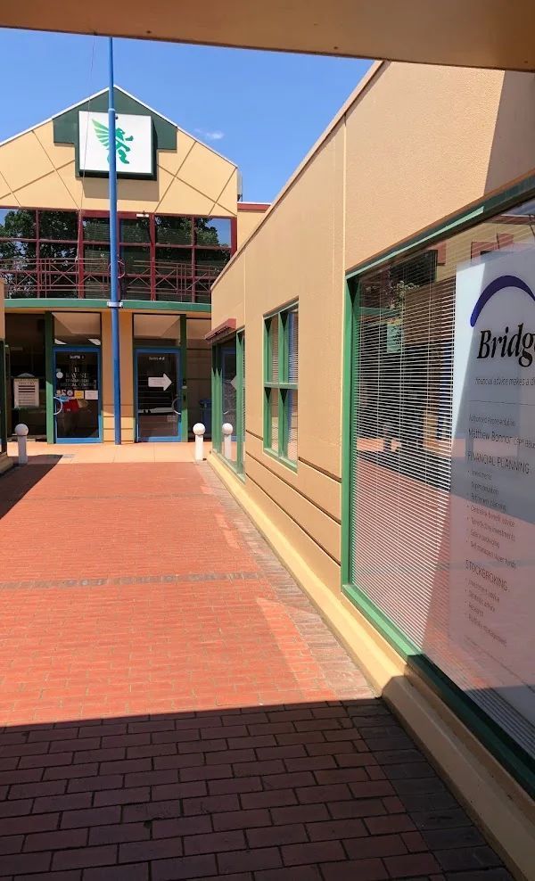 Courtyard entrance to Royal Traralgon Medical Centre