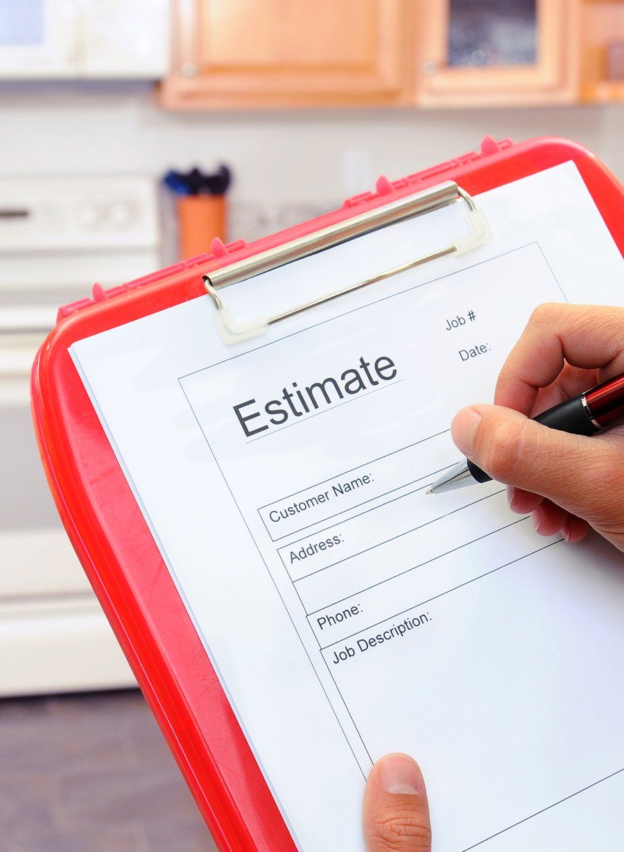 Written office cleaning estimate prepared for a Louisville business