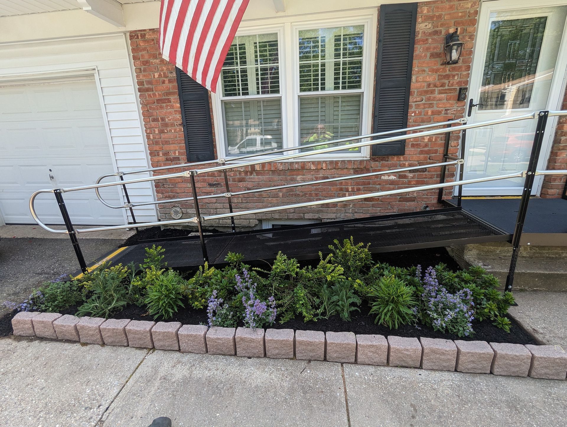 front area new landscaping