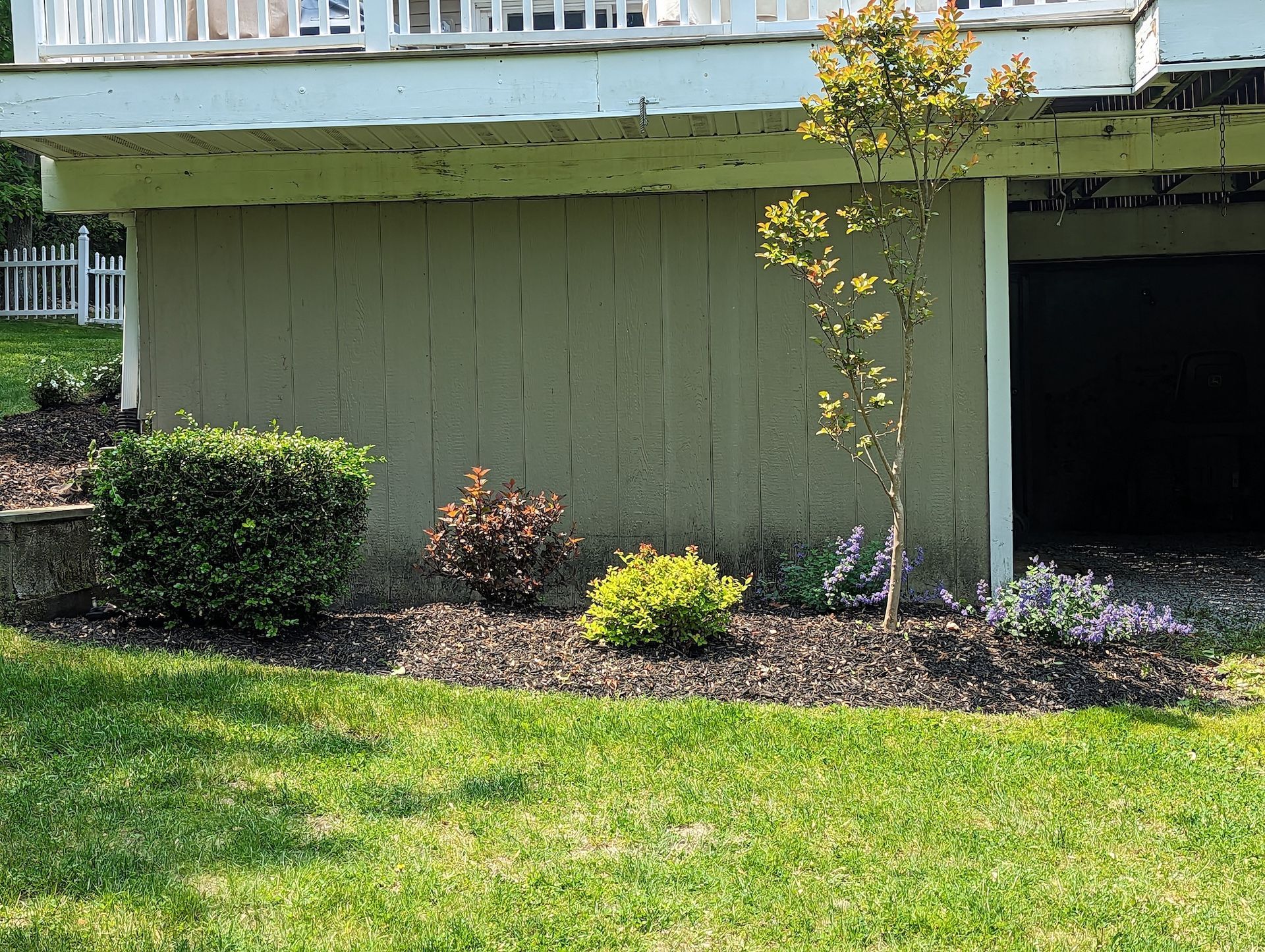 new under porch landscaping