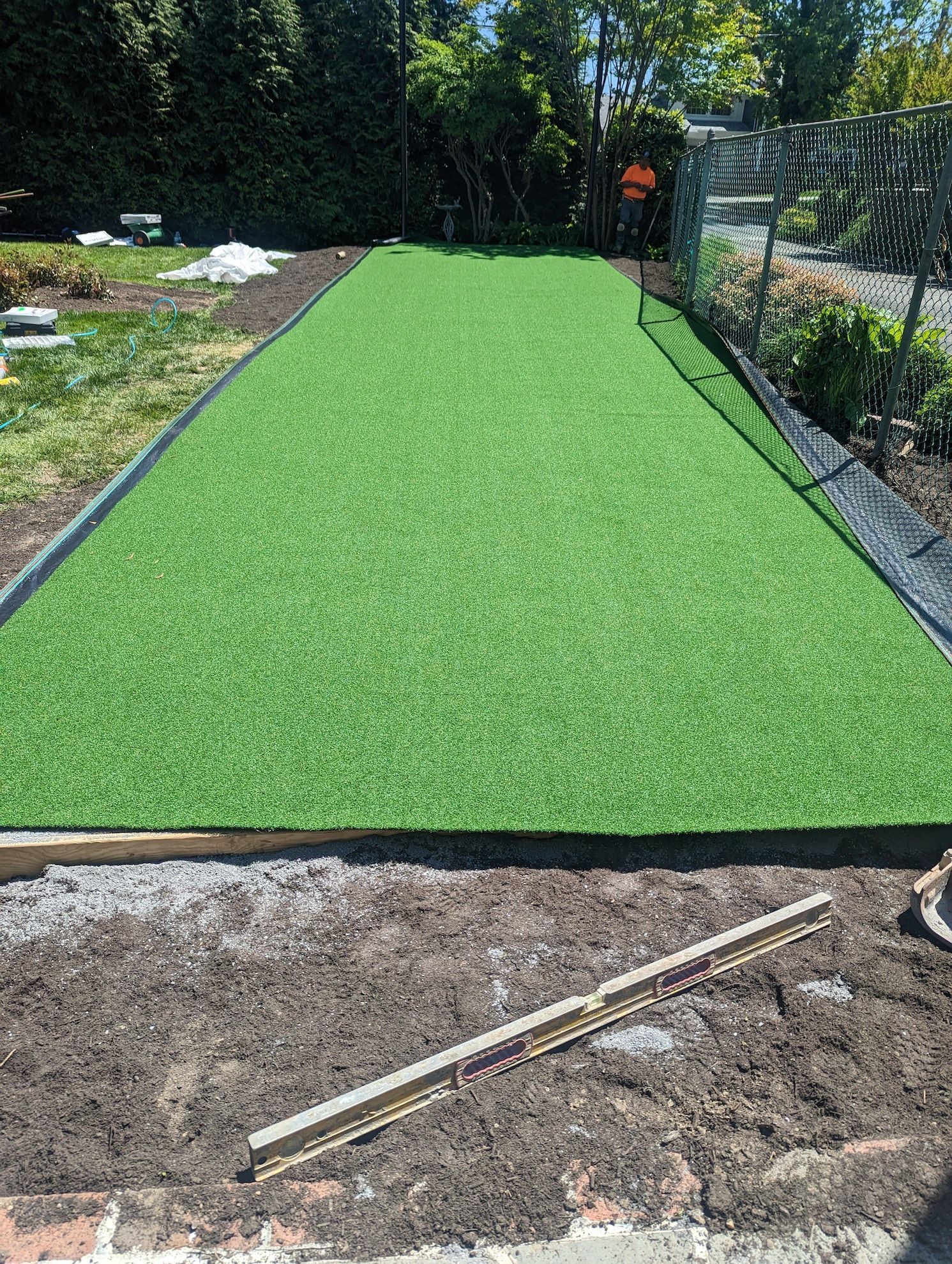 Residential Artificial Turf Installation