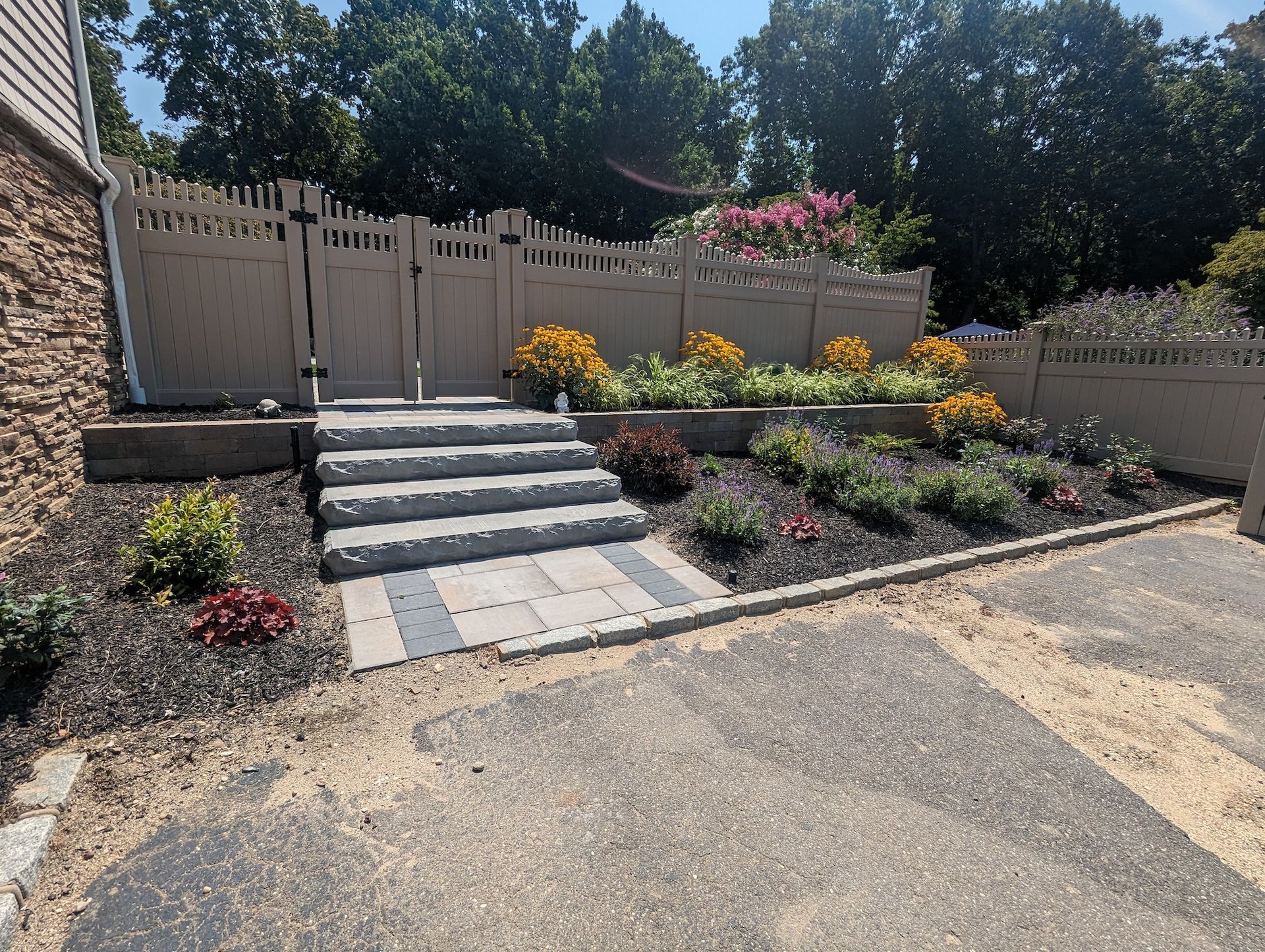 new stone steps