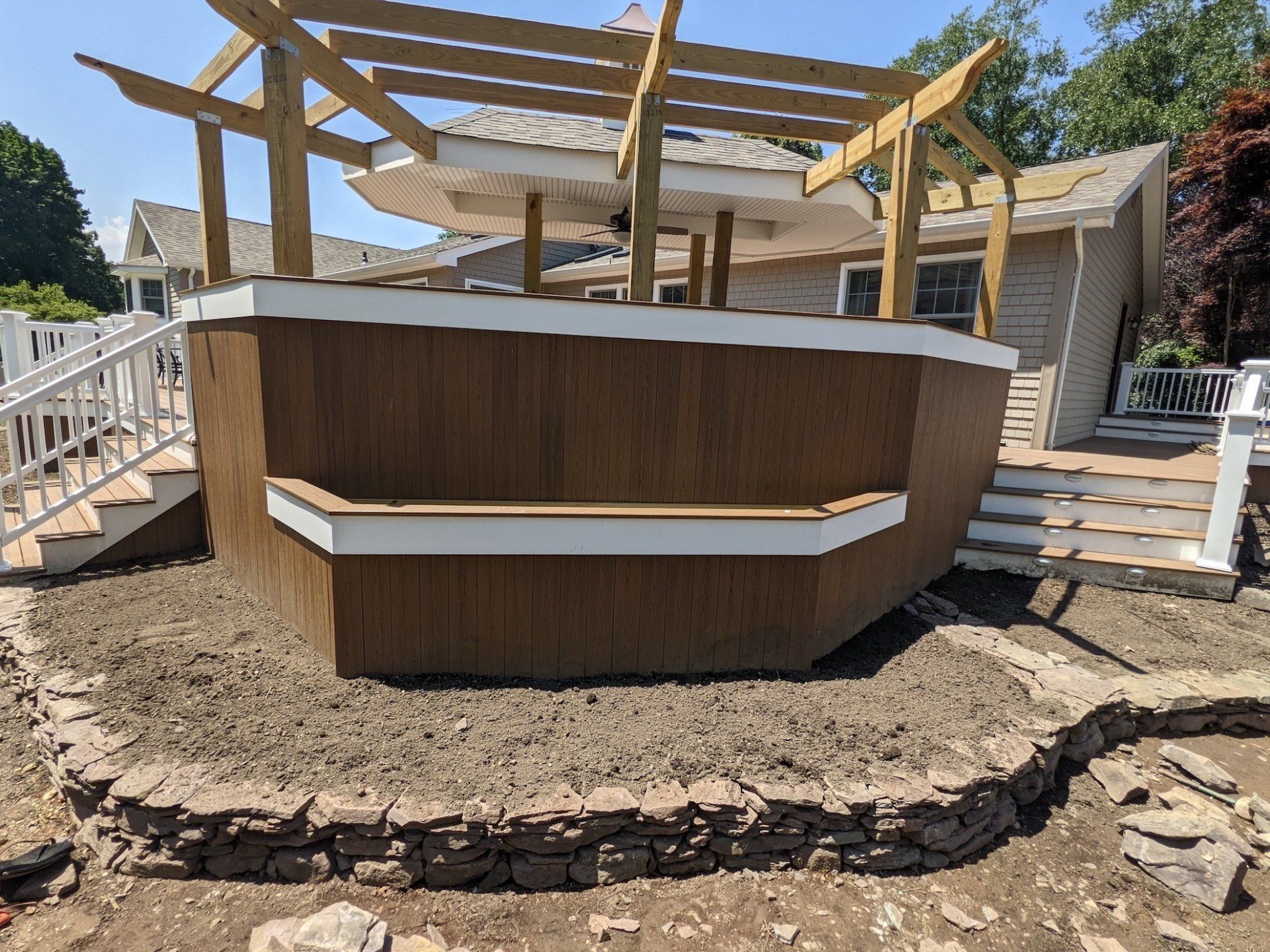 Retaining Wall Installation