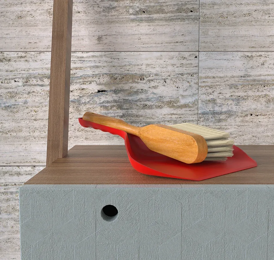 DUSTPAN STALKER&BROOM MAXIMOLAS