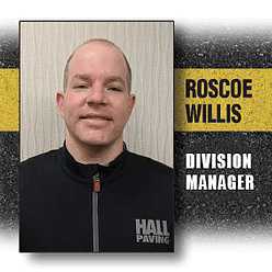 Roscoe Willis Division Manager Hall Paving
