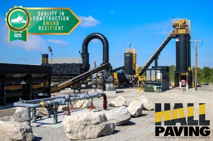 Quality in construction award recipient Hall Paving