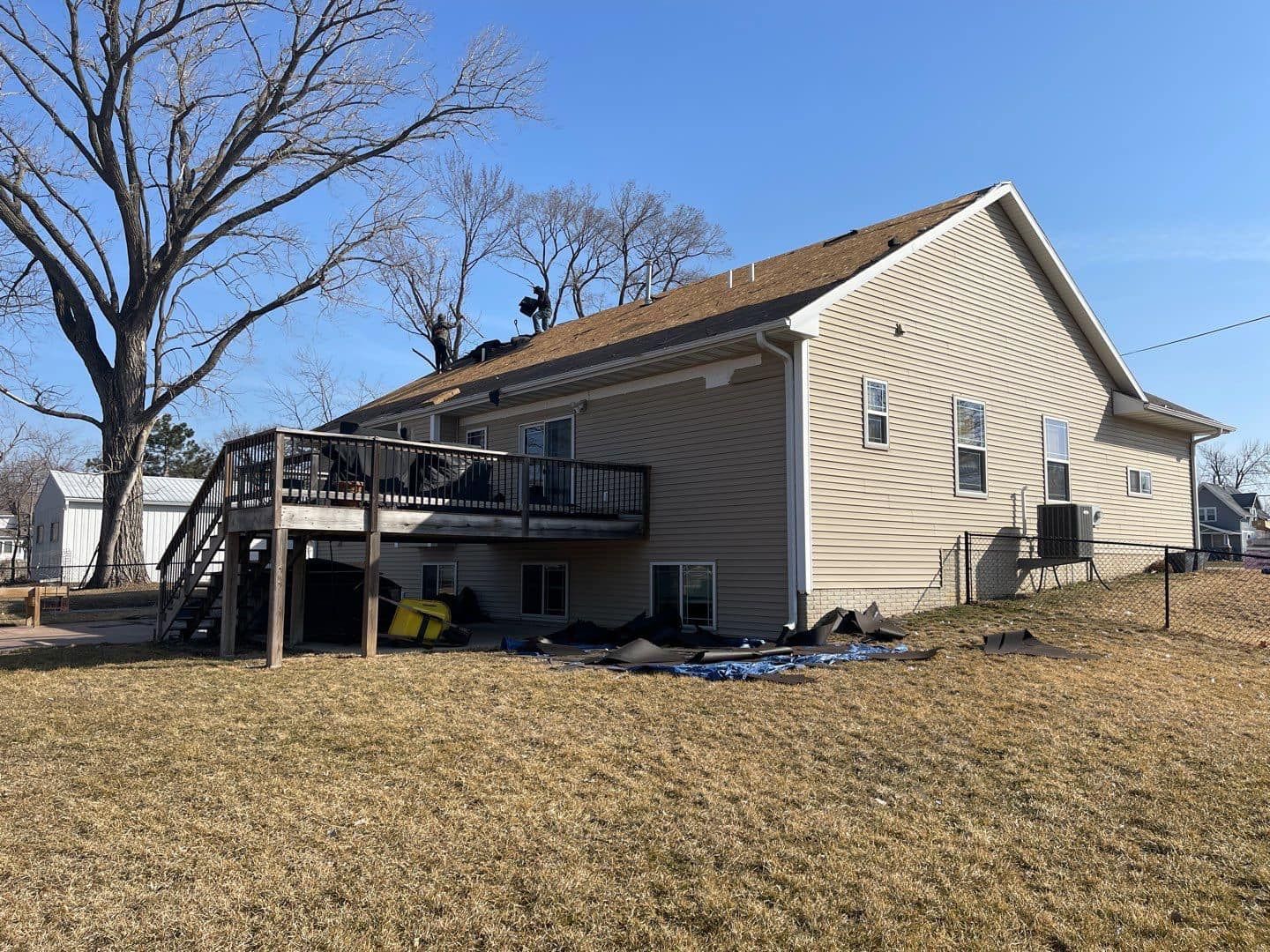 Newly Constructed House Siding — Tipton, IA — Meeks Construction Inc.