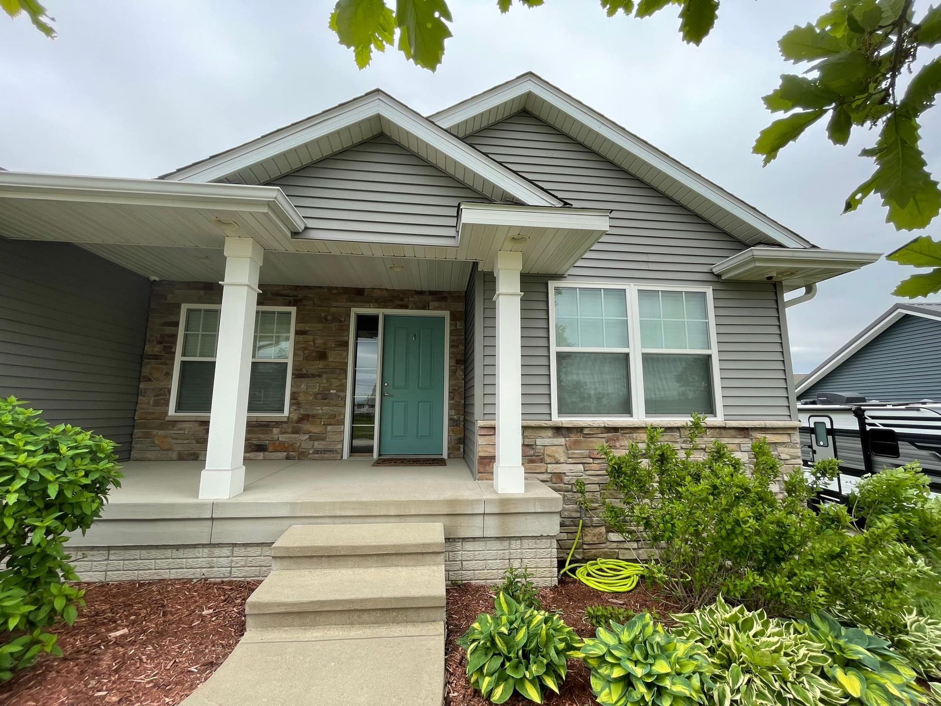 Front View Of A Large House — Tipton, IA — Meeks Construction Inc.