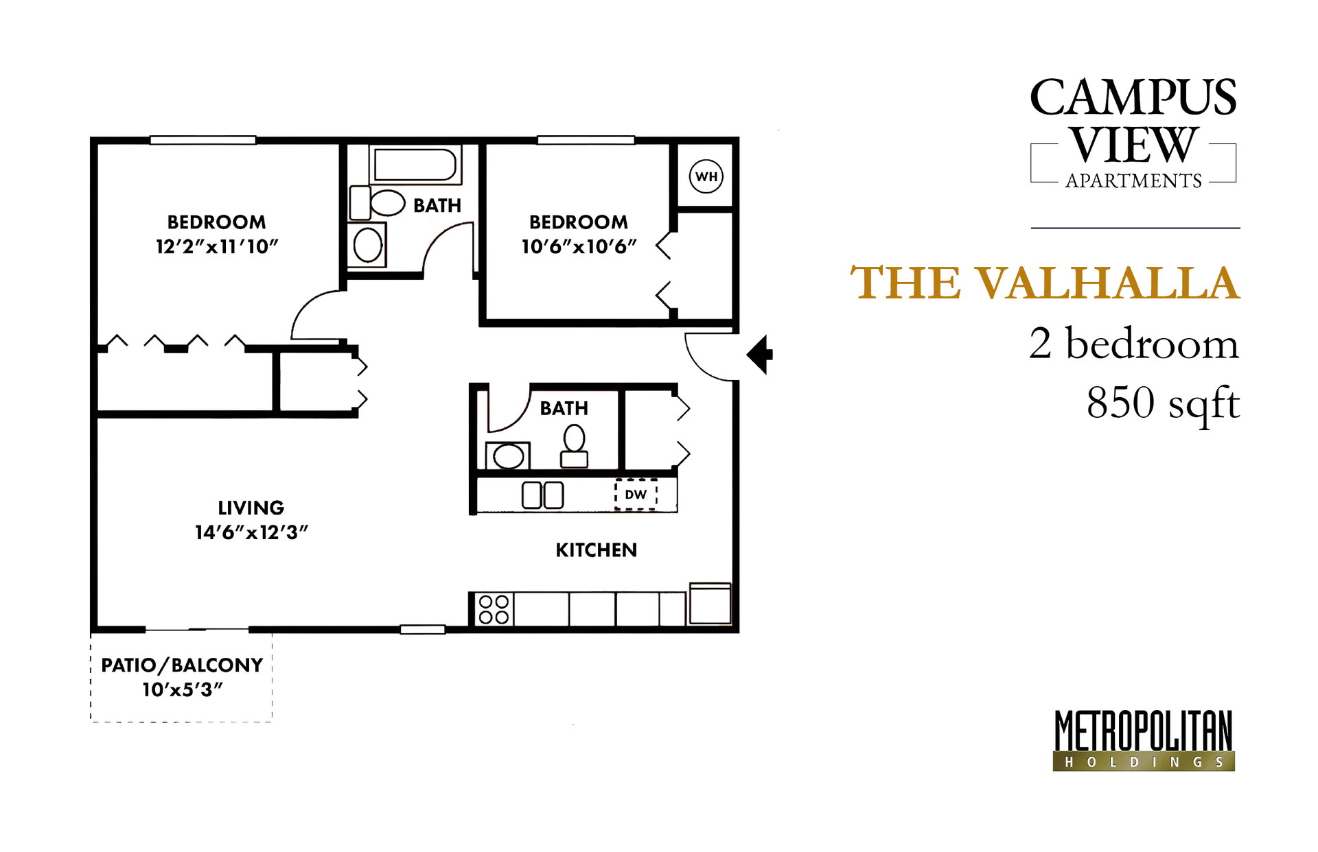Campus View Apartments 1 & 2 Bedroom Rentals NKU