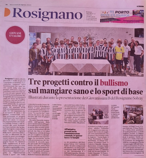 Articolo di giornale