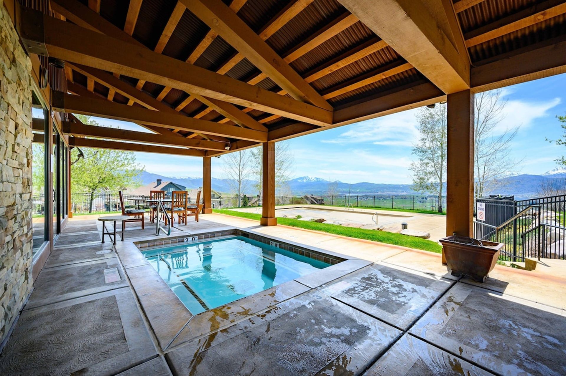 Trappers Ridge Community Pool and Hot Tub in Wolf Creek Resort Eden UT