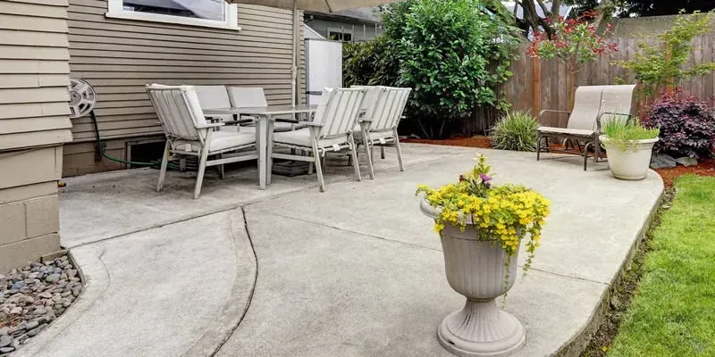 Concrete patio benefits in firsco