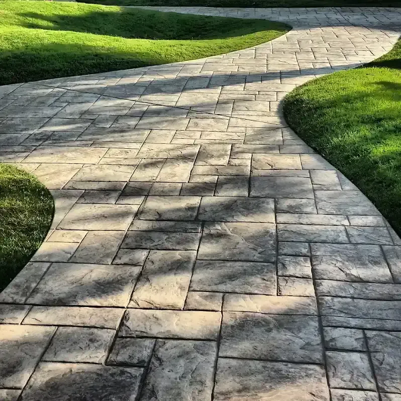 Expert stamped concrete installation service in Frisco