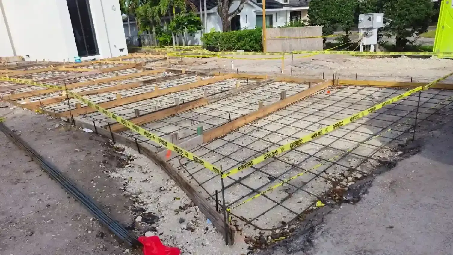 New home foundation construction service in frisco