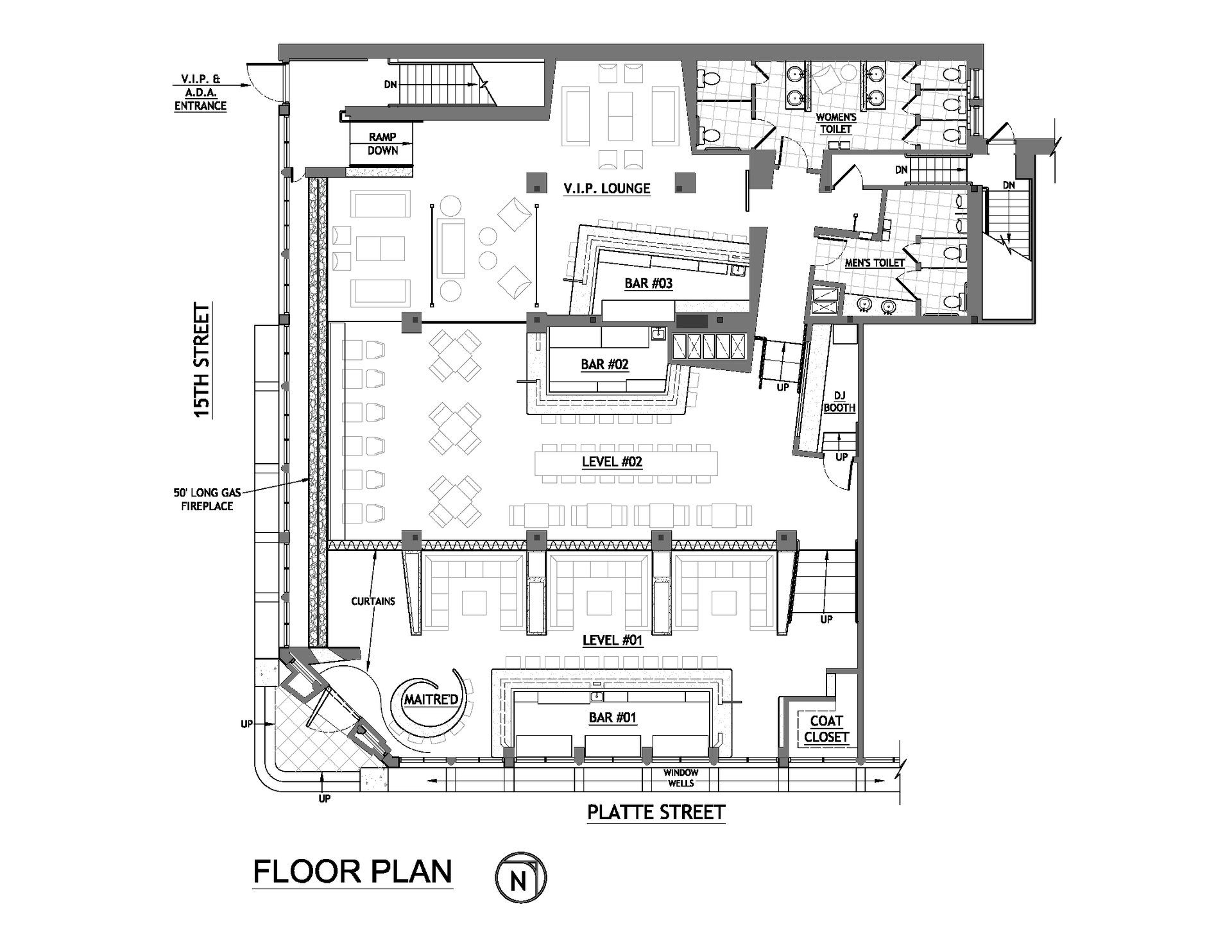 A black and white floor plan of a building