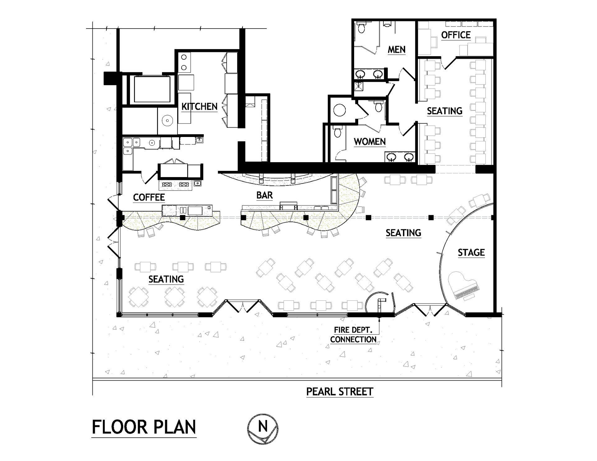 A black and white floor plan of a house