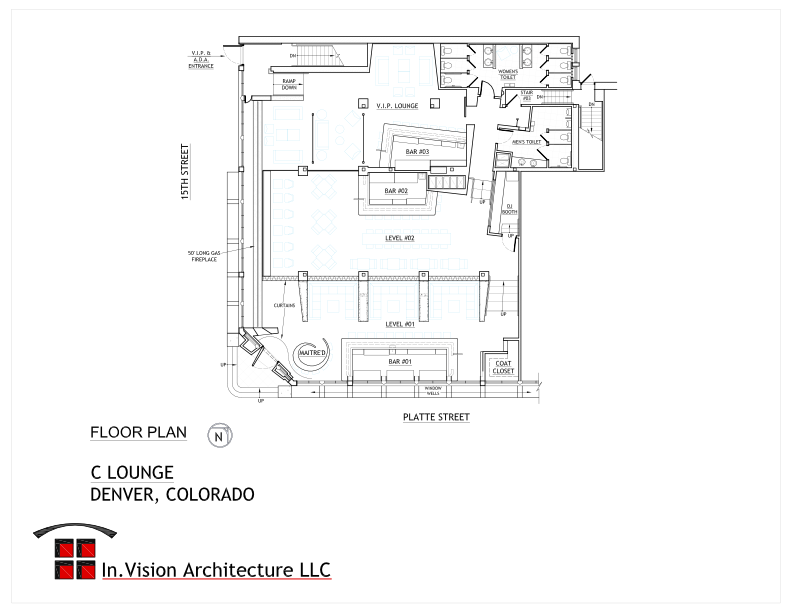 C Lounge Denver - Hospitality architecture design plans