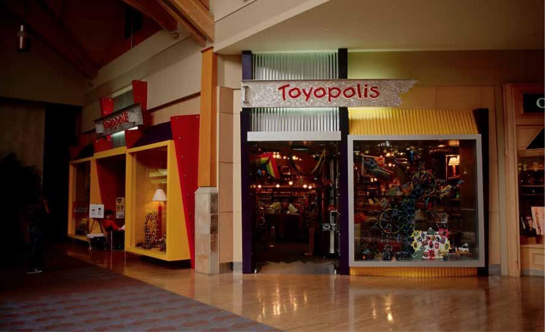 A toyopolis store in a shopping mall