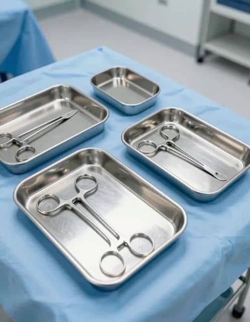 Body contouring surgical tools on operating table for combination procedures