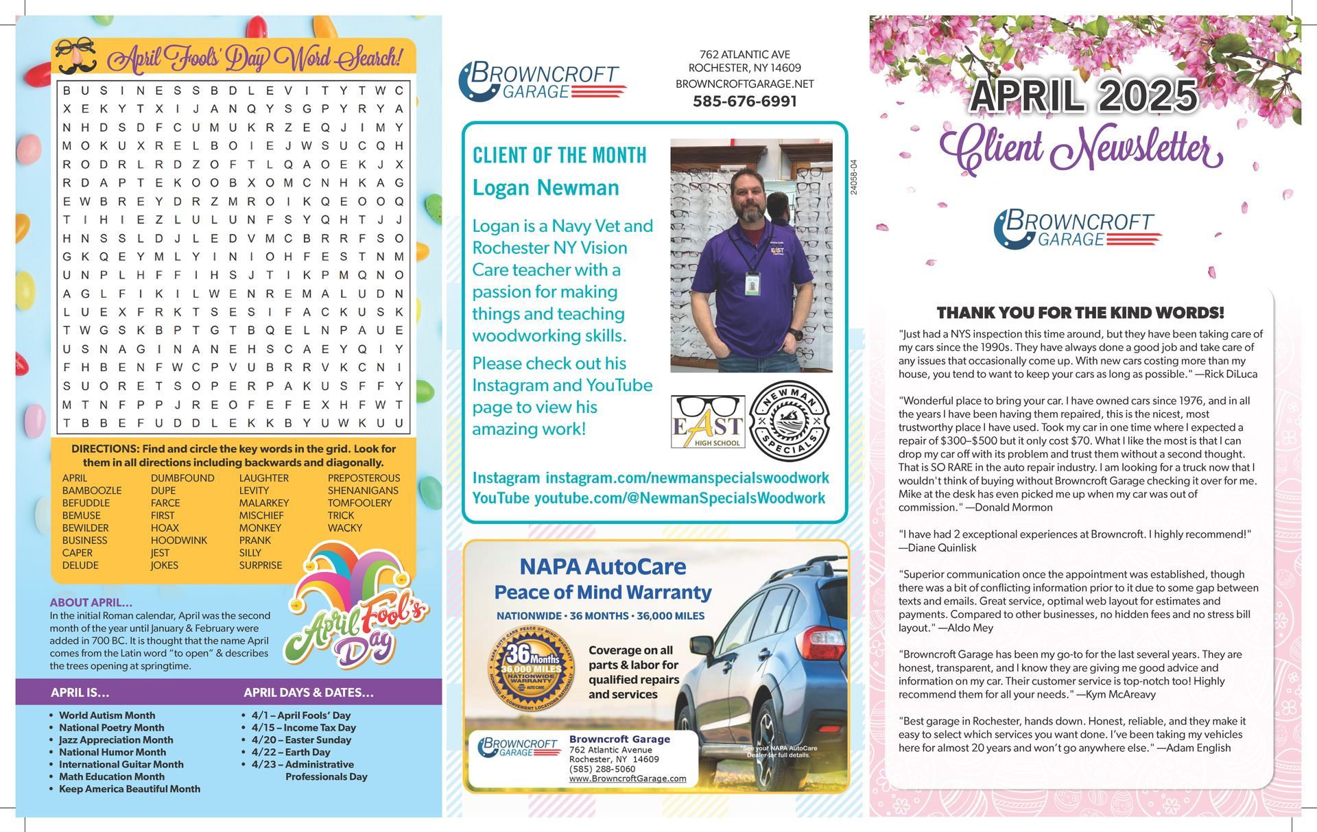April Newsletter 1