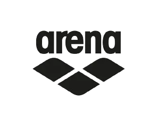 The arena logo is black and white and looks like a diamond.