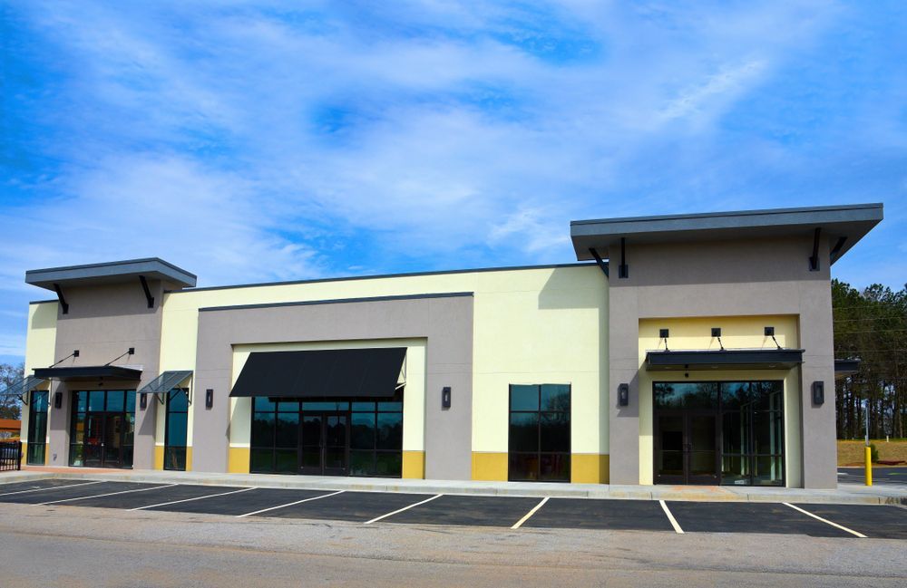 Strip Mall With Empty Storefronts — Awesome Window Tint In Wauchope, NSW
