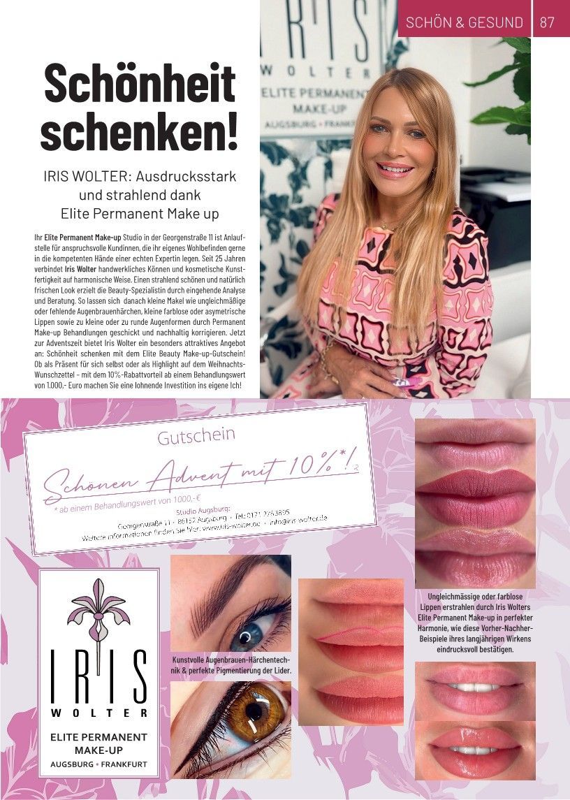 Artikel Augsburg Journal Elite Permanent Make-up Augsburg