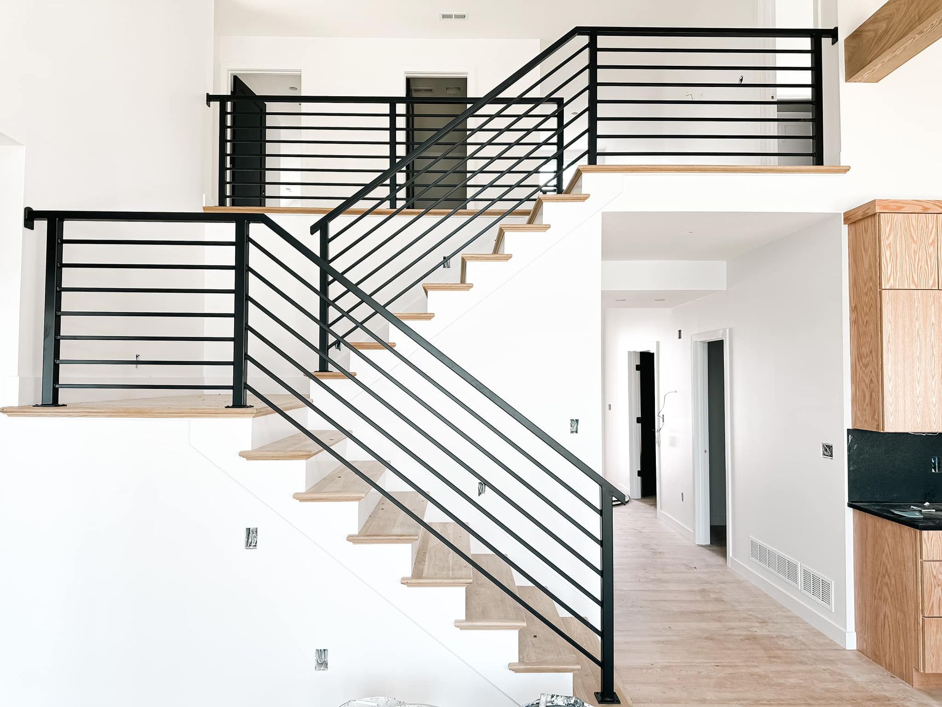 Steel Railings Can Be Installed Along Your Mid-Missouri Home's Stairs With Merit Welding.
