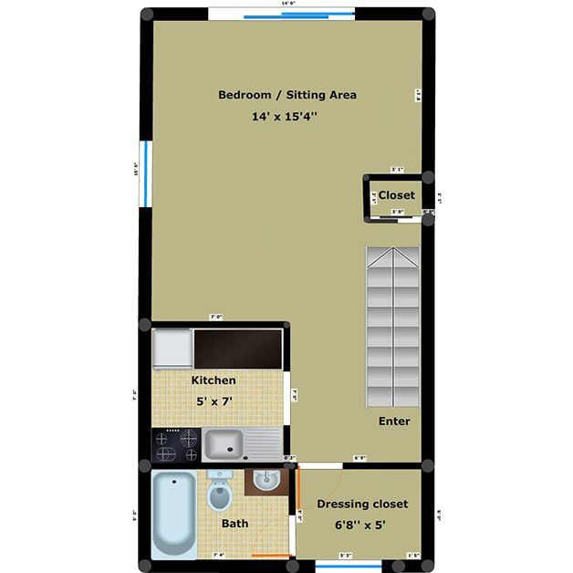 Studio Floor Plan