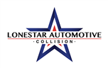 Lone Star Automotive Collision logo with a blue star and red and blue text