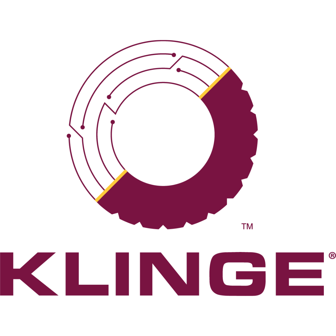 A logo for a company called klinge group total tyre control