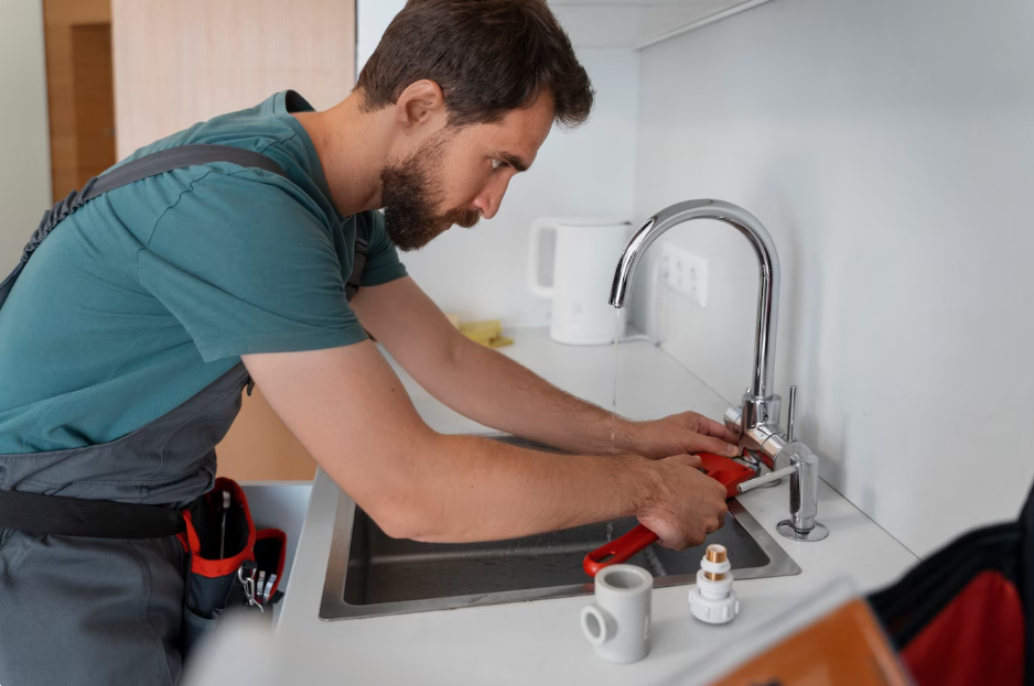 plumber working