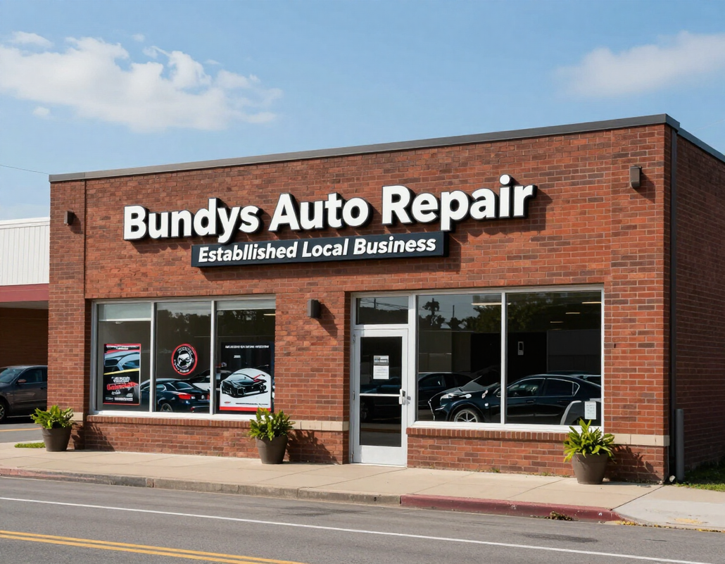 Bundy's Auto Repair shop exterior