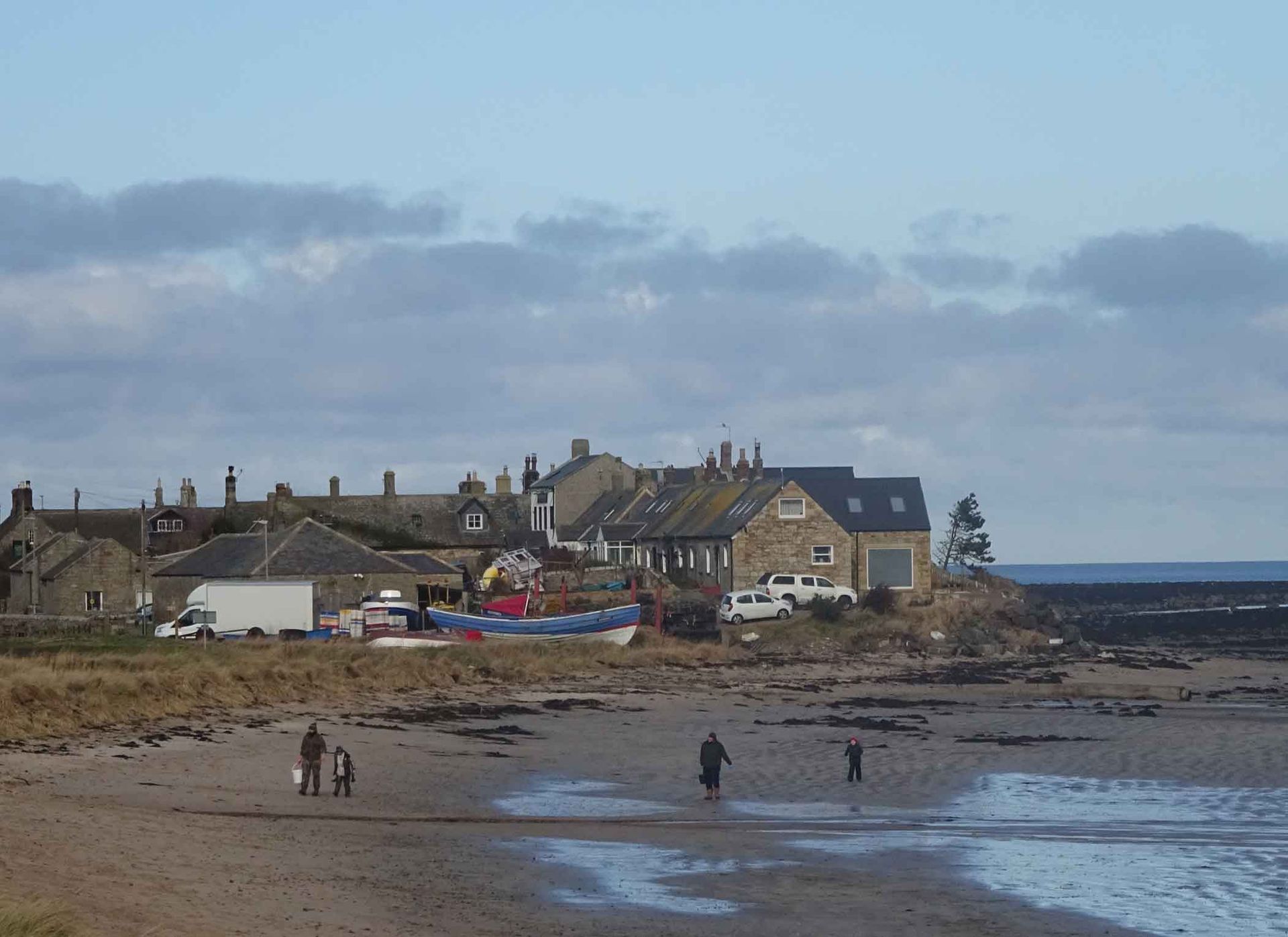 The beautiful Northumberland fishing village of Boulmer. The beautiful Northumberland fishing village of Boulmer.
