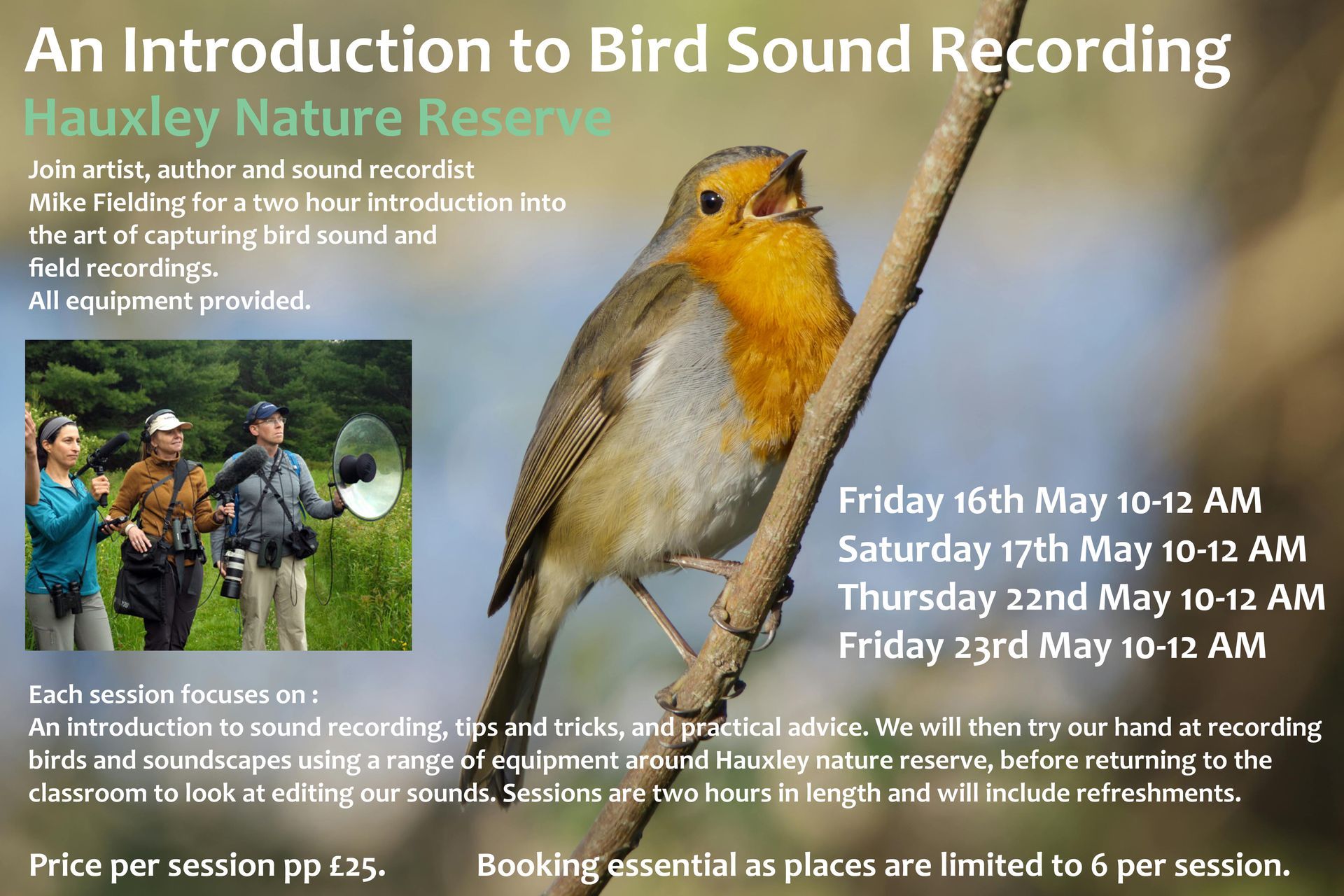 An introduction to sound recording by author and sound artist MiE Fielding. 