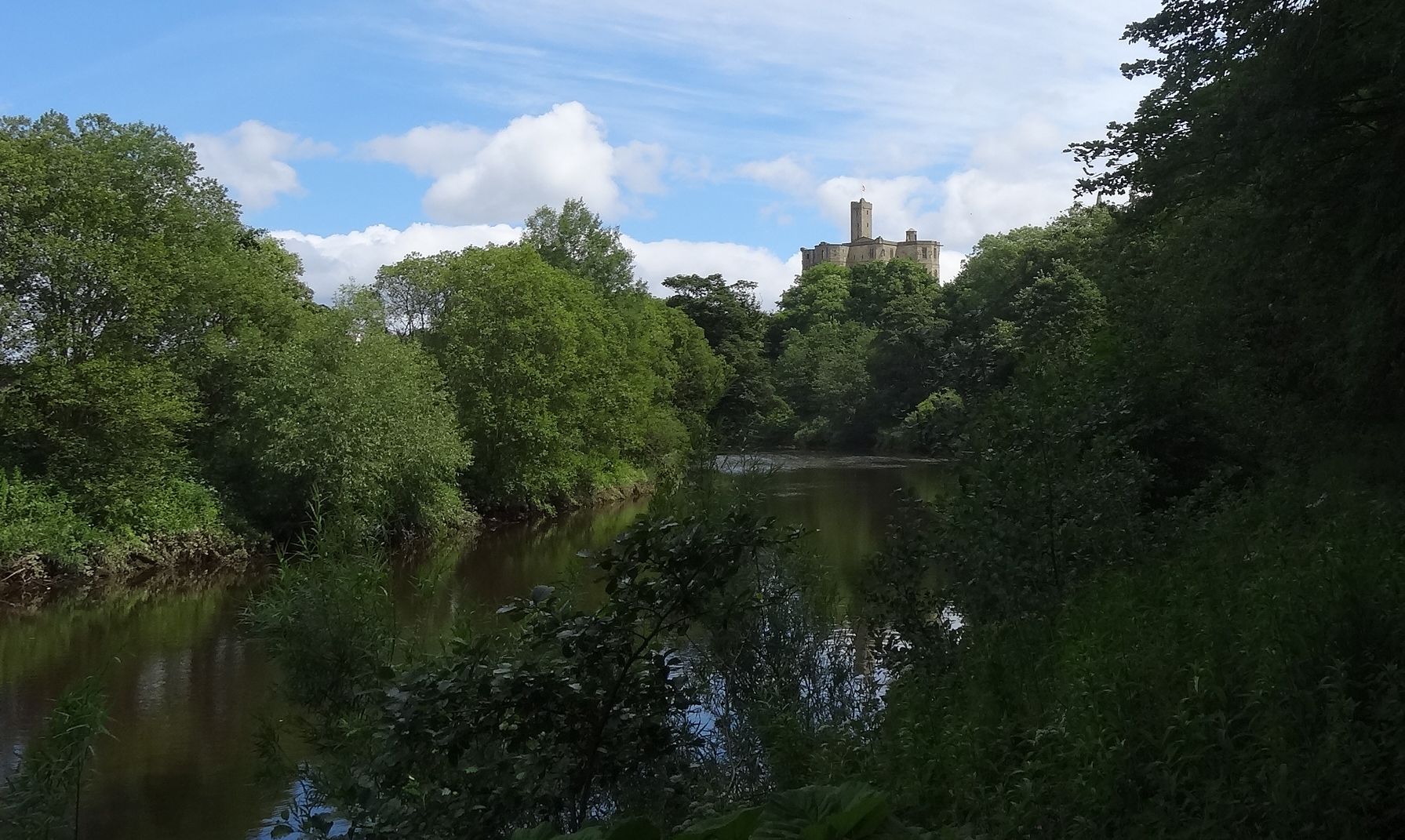 The picturesque village of Warkworth Northumberland Warkworth Northumberland
