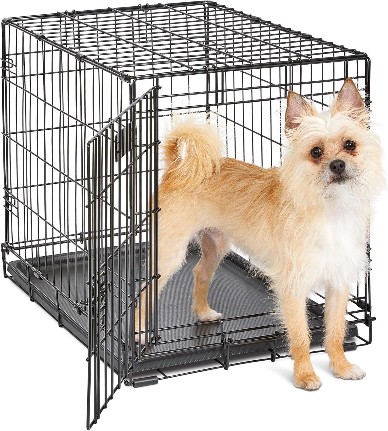 24 inch dog crate with divider panel for crate and potty training puppies