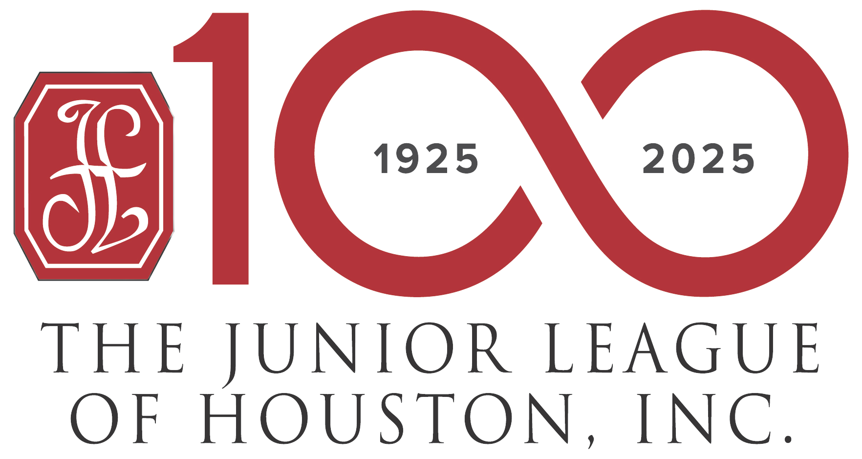 A logo for the junior league of houston inc.