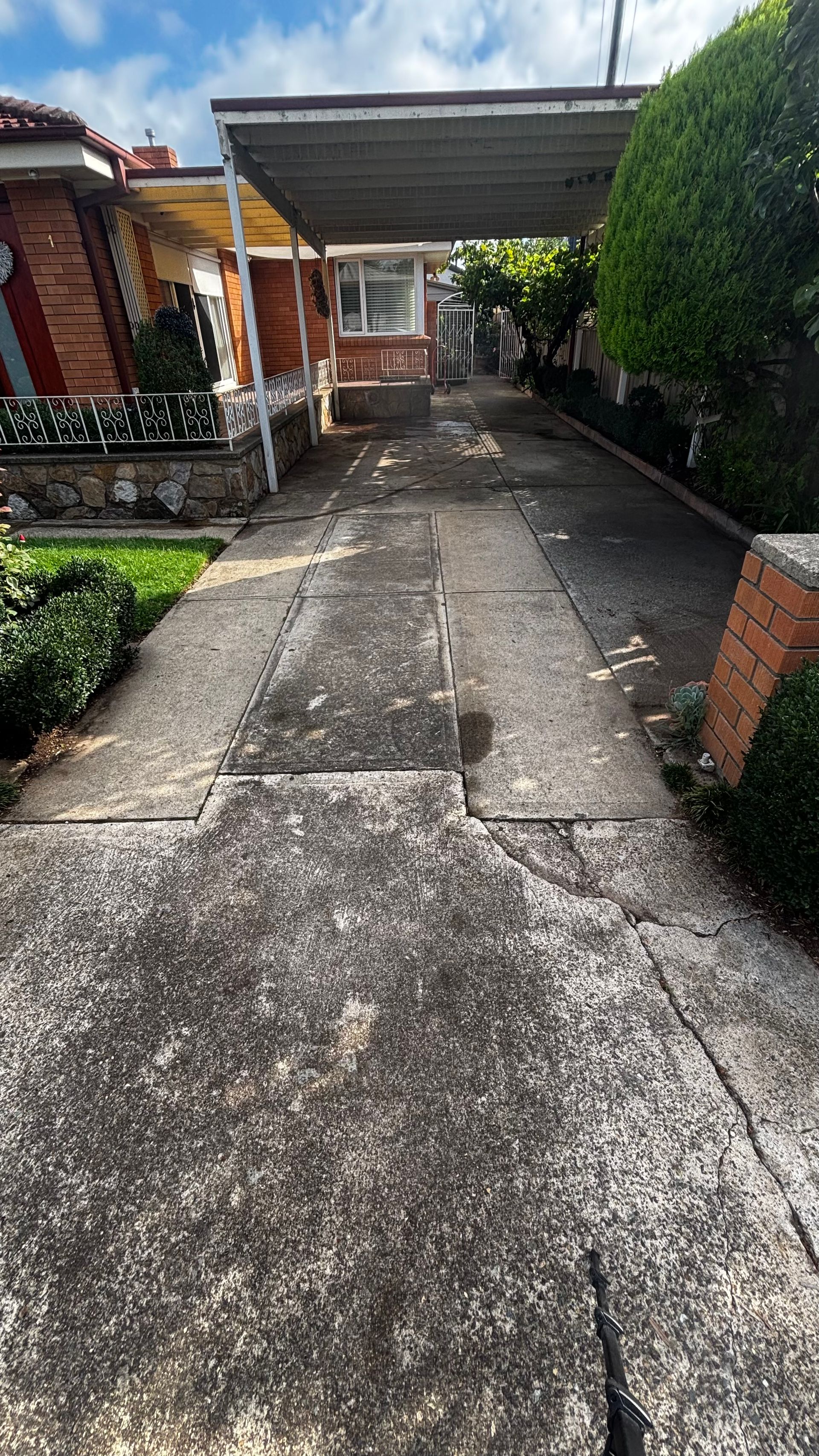 Cleaning Footpath — Pressure Perfect Cleaning Solutions in Yass, NSW