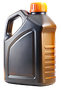 Black plastic engine oil container with orange cap and handle | European Autowerks – Virginia Beach